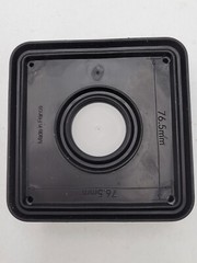 Legrand 684636 Plexo 66 Mosaic Adapter 2-Module with Flap Semi-Transparent Lid