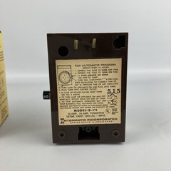 Vintage Intermatic Time-All 24-hour Auto Lamp & Appliance Timer Model D111