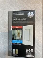 GE Enbrighten In-Wall Add-On Switch with QuickFit & SimpleWire – AS2005