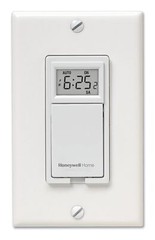 Honeywell Home RPLS730B1000 7-Day Programmable Light Switch Timer White