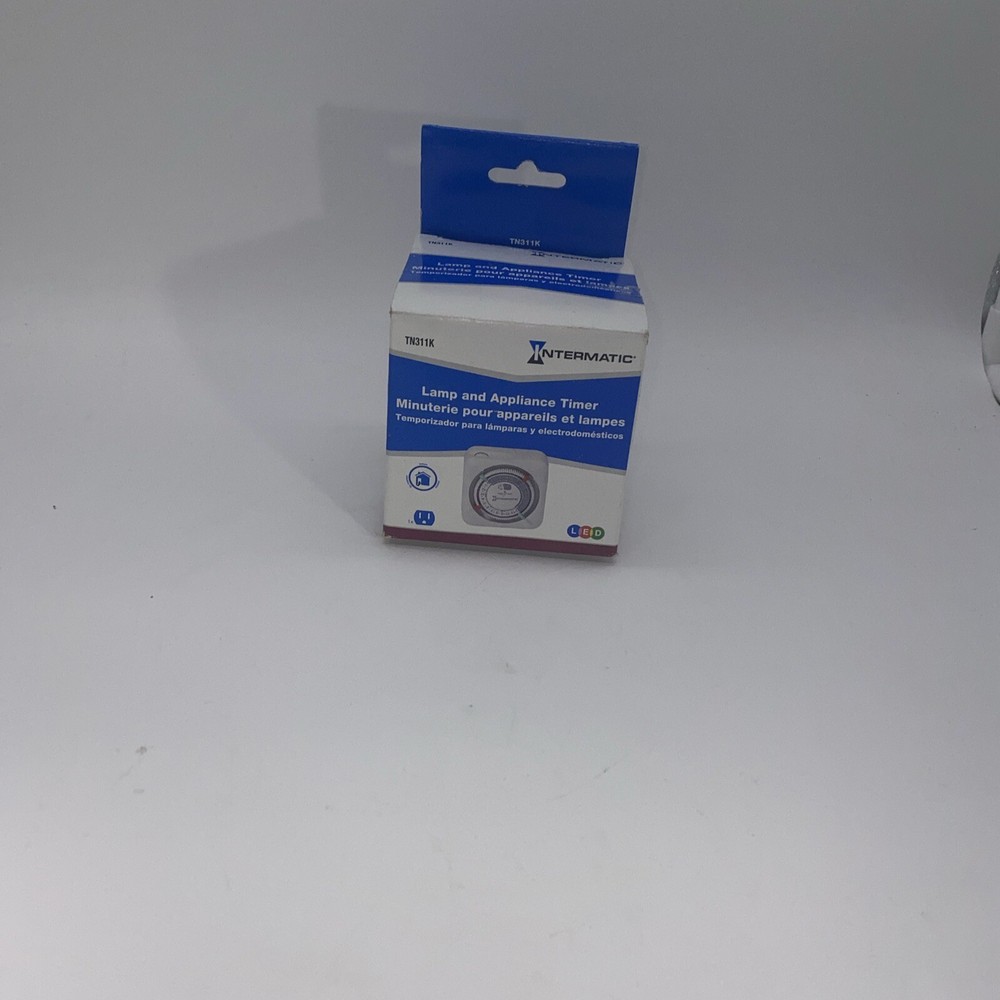 Intermatic TN311K Heavy Duty Plug In Timer, 15 Amps, White