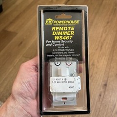 X10 Powerhouse Wall Switch WS467 Wall Dimmer Module 120 V New M
