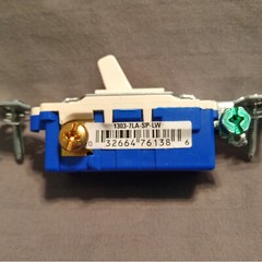 Eaton 15-amp 3-way Toggle Light Switch Light Almond (Model 1303-7LA-S)