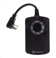 Intermatic HB51K 24 Hour Outdoor Timer with Photocell Light Sensor, Weatherproof