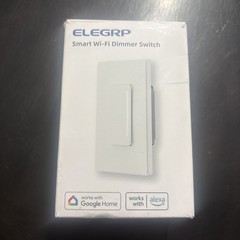 ELEGRP Smart Wi-Fi Light Switch SPN10 Single Pole Works with Google Home & Alexa