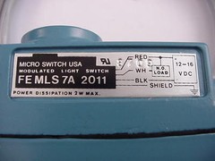 Honeywell Micro Switch Modulated Light Switch FE MLS 7A 2011 Ships the Same Day