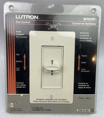 ⭐️ Skylark LUTRON White 3-Speed 1.5 Amp Fan Control SFSQ-FH-WH – NEW / SEALED ⭐️