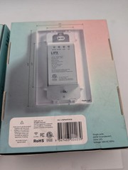 2x LIFX 1-Pole 2-Buttons Smart Wi-Fi Touch Light Switch (LFSPWHT1FUS) SEALED NEW