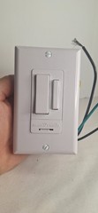 Health Zenith 6017-RX Indoor Wall Switch Dimmer White