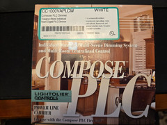 Lightolier Controls – CC1000NDPLCW PLC NON DMMER 1000VA – WHITE – BRAND NEW !!