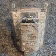 Lutron 300 Watt Single-Pole Dual Fan Control & Dimmer Light Almond NOS