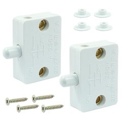 2Pcs Cabinet Door Switch, Closet Light Wardrobe Touch Switches for Cabinet Cl
