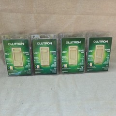 4 NEW Lutron Skylark Contour LED 1-Pole 3-Way Dimmer Switch CTCL-153PDH-IV Ivory