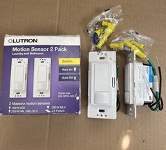 Lutron MS-OPS2-WH-2 On/Off Wall Switch – 2 Pack