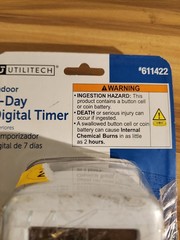 Utilitech 7 Day Digital Timer Indoor 0611422