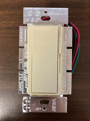 Lutron Diva DV-603P-IV 600w 3-Way Preset-Dimmer Ivory (Lot of 2)
