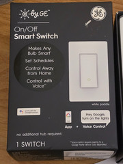 New GE BY GE On/Off Smart Switch – Works with Alexa & Google Paddle