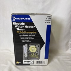 Intermatic WH40 Electric Water Heater Timer – Gray