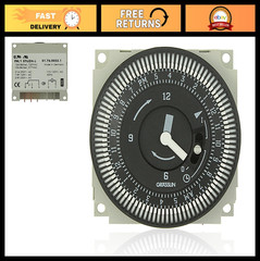 24-Hour Programmable Timer with Manual Override – Energy Saving, Easy Setup