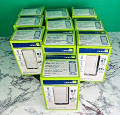 10x Leviton DSL06-1LZ Decora Slide Dimmer Switch Universal LED/CFL New Sealed