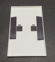 LiteTouch/Savant 1-9 Button Keypad Cover Only • Plastic White • Made In USA
