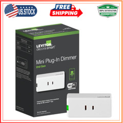 Leviton Decora Smart Dimmer Plug Wi-Fi 2nd Gen, Works with Alexa & Google