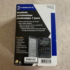 Intermatic ET8015C 120-277V 30A SPST 7-Day 1-Circuit/30-Amp Type 1 Enclosure
