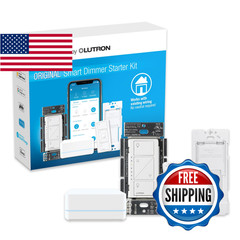 Lutron Caseta Original Smart Dimmer Switch Kit W/ Hub Pico Remote Wallmount