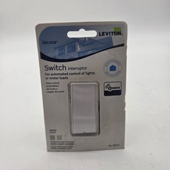 Leviton DZS15 Z-Wave Controls Decor Switch Black White Wall Mounted 120 V 60 Hz