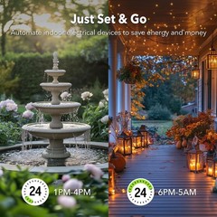 Reliable 24-Hour Heavy Duty Timer for Pools & Lights – Waterproof and Listed