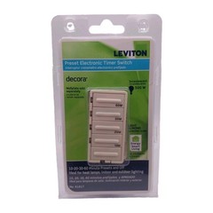 Leviton Decora Timer Switch No. 6161T Light Almond