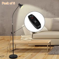 5 Pcs Inline Switch, Cord Appliance Black Switch, Button ON OFF for Lamp, 10A…