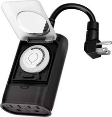 Electric Timer Switch Box 24-Hour Outdoor Weatherproof Heavy Duty 15A 120V NEW