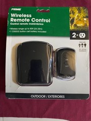 PRIME 2-Outlet Plug-In Wireless Remote Control