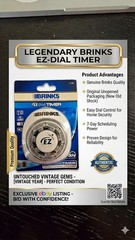 Brinks EZ-Dial 7 Day Vacation Timer Model 42-1009 NEW SEALED