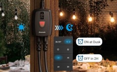 DEWENWILS Dusk to Dawn Dimmer, Outdoor Dimmer with Remote Dimmer Switch 100FT