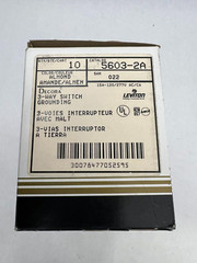 Leviton 5603-2A NIB Lot Of 9 3 Way 15A Switches Almond #F2