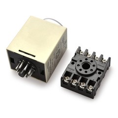 BAOMAIN Timer Delay Relay AC 110V, AH3-3 DPDT 60 Second Range Power-On Delay …