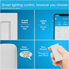 Lutron Caseta Claro Smart Switch – White dvrf-5ns-wh-r