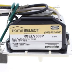 Hubbell RSELV300PLA Lt Almond Slide Dimmer Switch Preset SP 300W Electronic LV