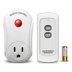 Remote Control Outlet, Wireless Electrical Plug Switch for Lights, Lamps, Fans,