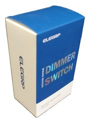 ELEGRP Slide Dimmer Rocker Switch 300W Dimmable LED / CFL DM19-WH, NEW, 600W