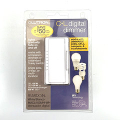 Lutron Maestro CL Digital Dimmer White Single Pole, 3-way – MACL-153MH-WH