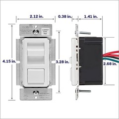 Best IllumaTech Dimmer Switch for Dimmable LED, Halogen and Incandescent Bulbs