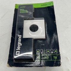 ASWV1532W2 LEGRAND ADORNE PUSH SWITCH INTERRUPTOR WHITE
