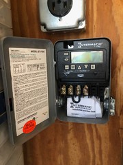 Intermatic ET1705C 7-Day Electronic Time Switch, w/ Battery 6W 30A 120-277V USED