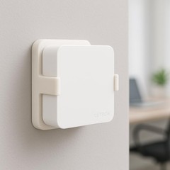Wall Mount Compatible with Lutron Caseta Smart Bridge Hub (L-BDG2-WH) and Smart