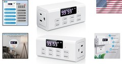 User-Friendly Countdown Timer with Repeat Function – Perfect for Home Use
