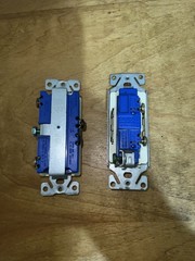 Leviton Decora Lot Of 2 Rocker Wall Light Switch 15A 120V *Single And Double*