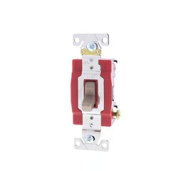 Antimicrobial Copper CuVerro Rose INDUSTRIAL 2-POLE Toggle Switch 20A AH1222CUR